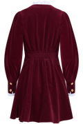 Livunn Cord Dress - Burgundy