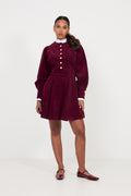 Livunn Cord Dress - Burgundy