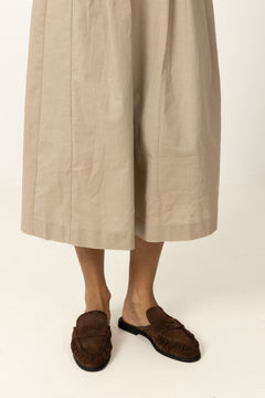 Elmira Mule - Brown Suede