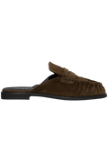 Elmira Mule - Brown Suede