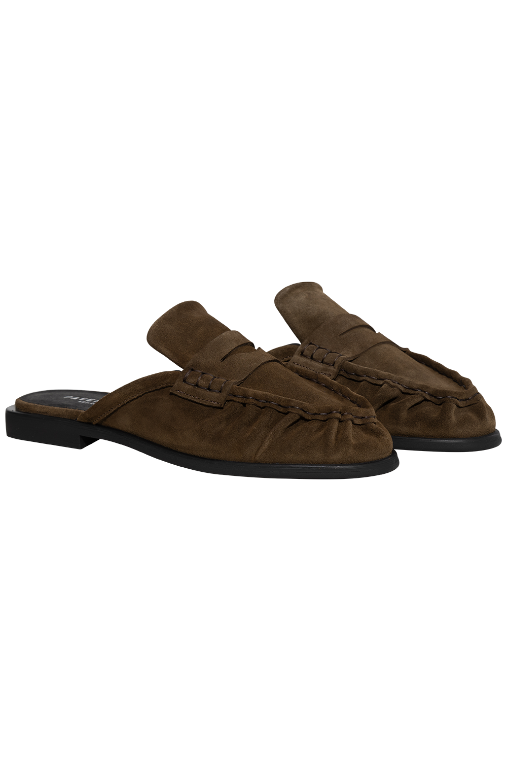 Elmira Mule - Brown Suede
