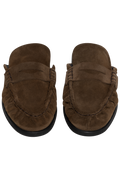 Elmira Mule - Brown Suede