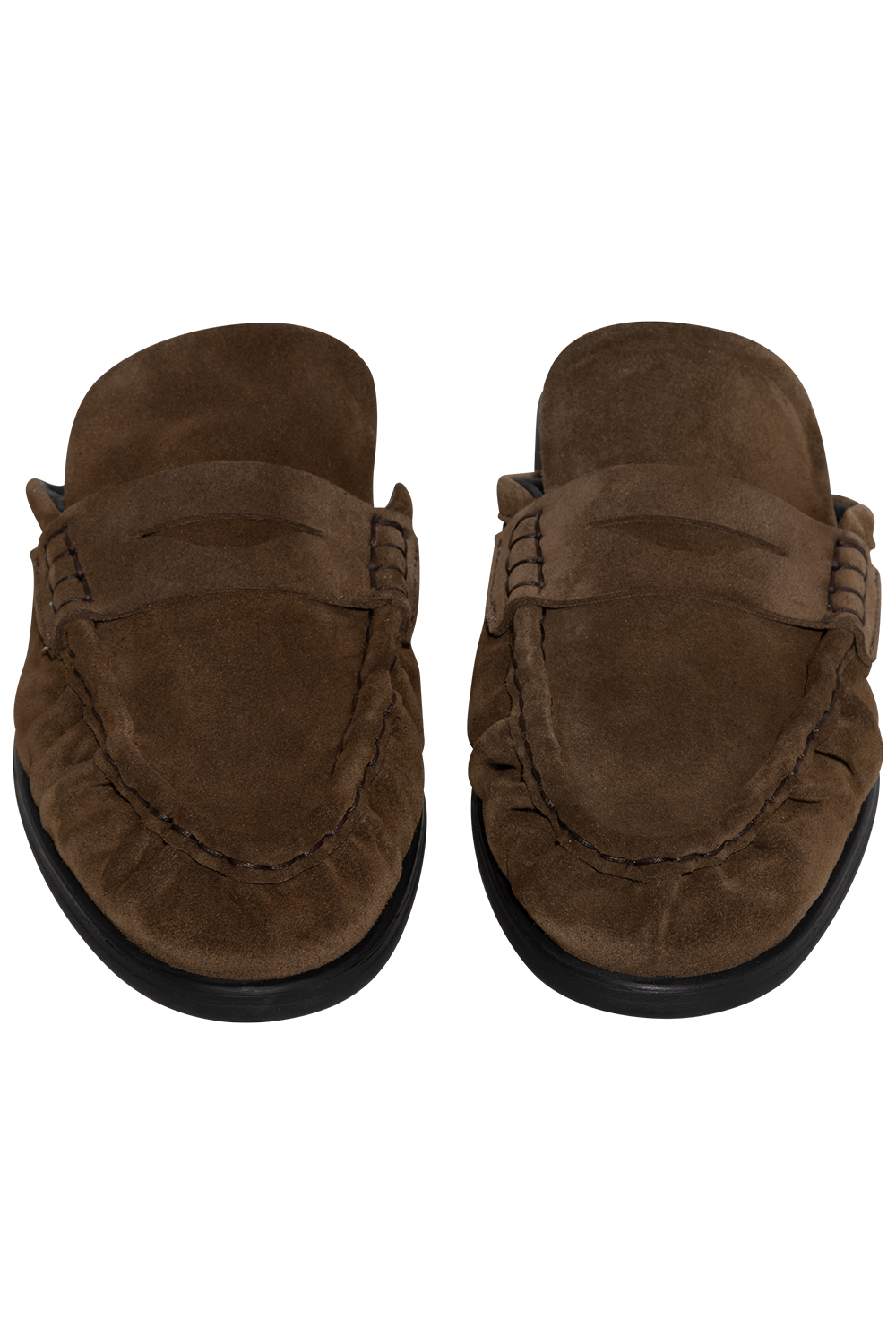 Elmira Mule - Brown Suede