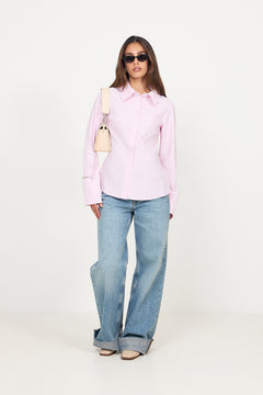 Siljeic Shirt - Pink White Stripes