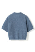 Kae Ss Knit Cardigan - Jeans Melange