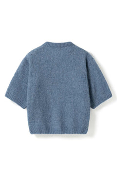 Kae SS Knit Cardigan - Jeans Melange