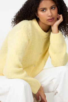 Kae Knit Cardigan - Butter Yellow