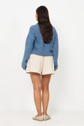Kae Knit Cardigan - Jeans Melange