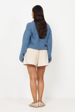 Kae Knit Cardigan - Jeans Melange