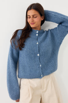 Kae Knit Cardigan - Jeans Melange