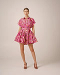 Poplin Belt Dress - Bright Field