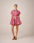 Poplin Belt Dress - Bright Field