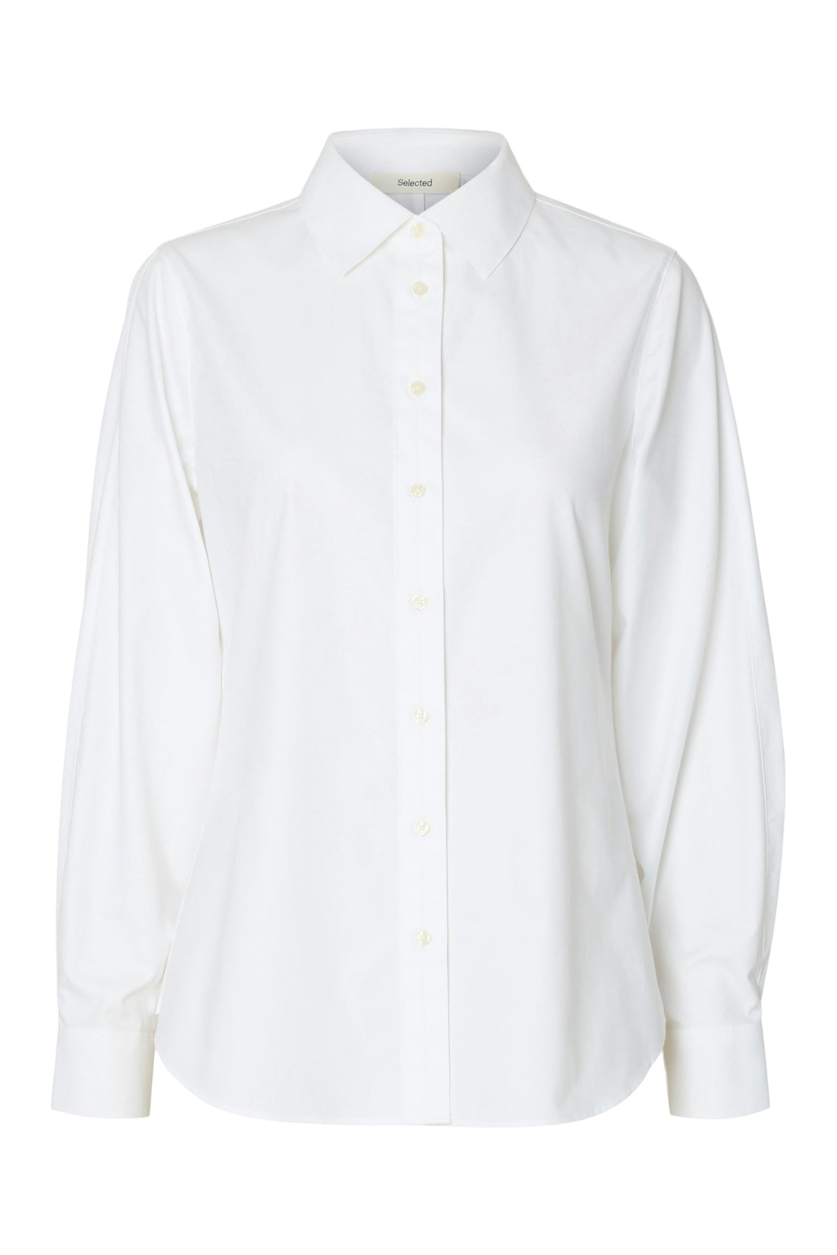 Ester Slim Ls Barrel Sleeve Shirt - Bright White