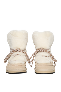 W Classic Tread Fluffed Boot - Moonlight