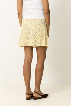 Alyssa Print Skirt - 90s Flower Print