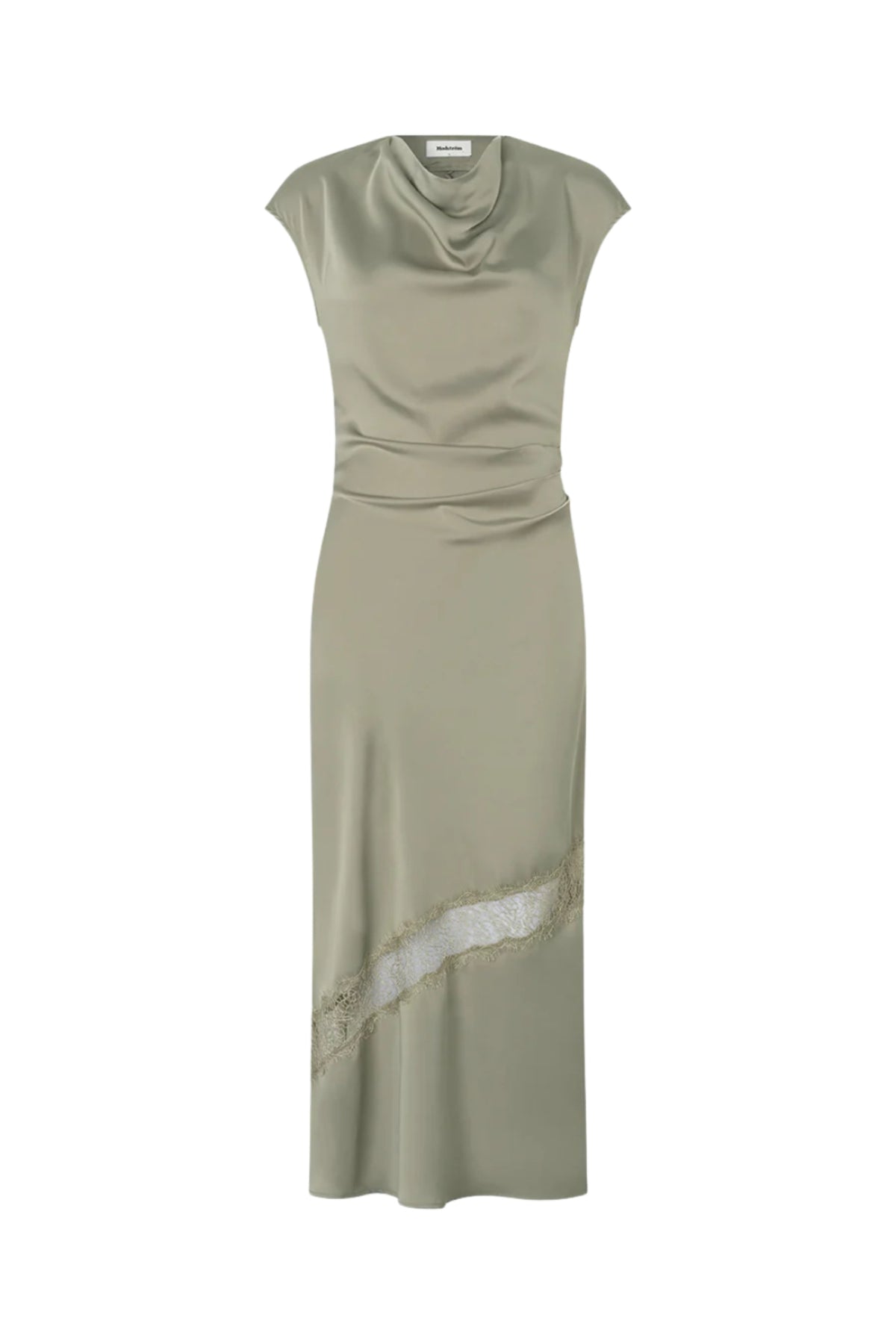 Tailor Lace Dress - Moss Gray
