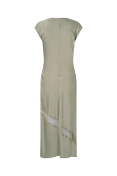 Tailor Lace Dress - Moss Gray