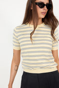 N-Muna Knit - Dannia Butter Stripe