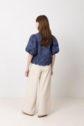 N-Marilyn Blouse - Dusty Blue