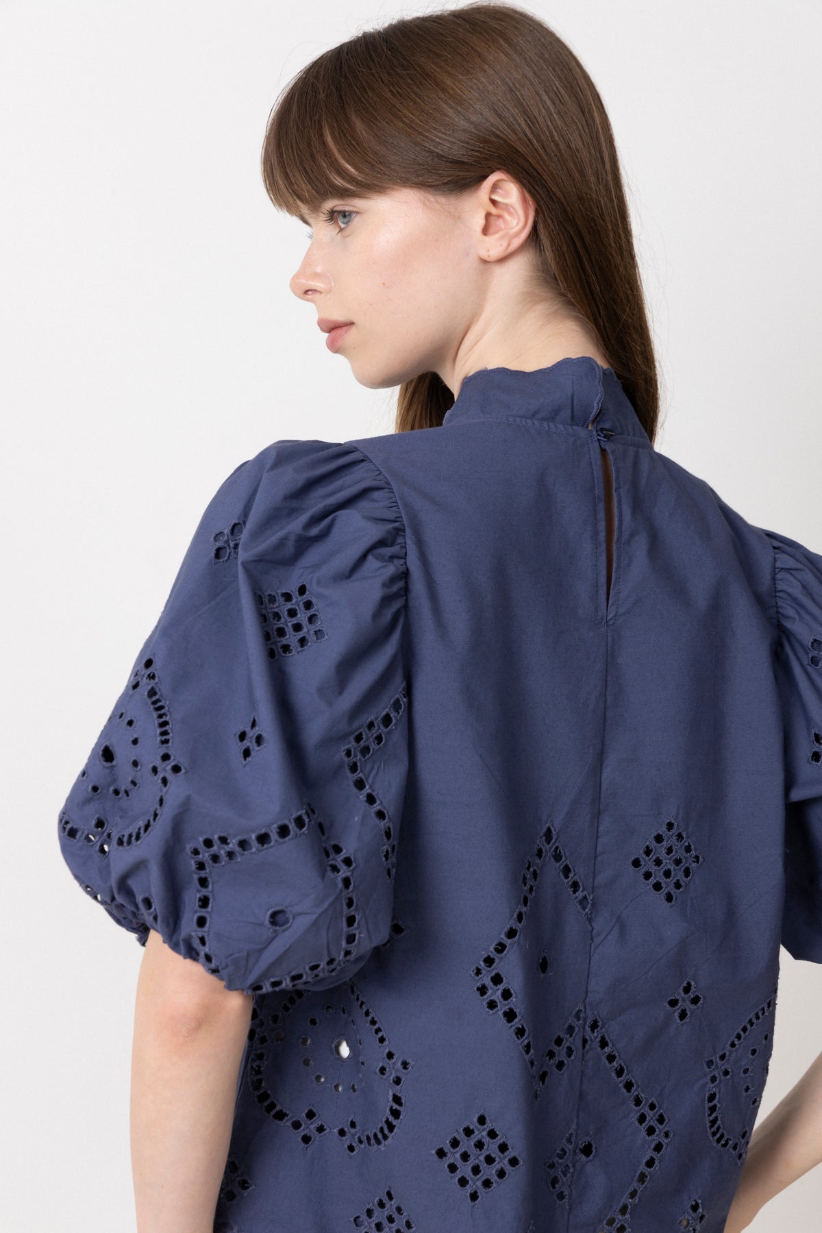 N-Marilyn Blouse - Dusty Blue