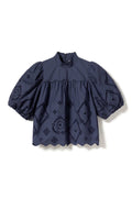 N-Marilyn Blouse - Dusty Blue