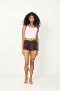 Juicy Crown Ribbed Tank - White