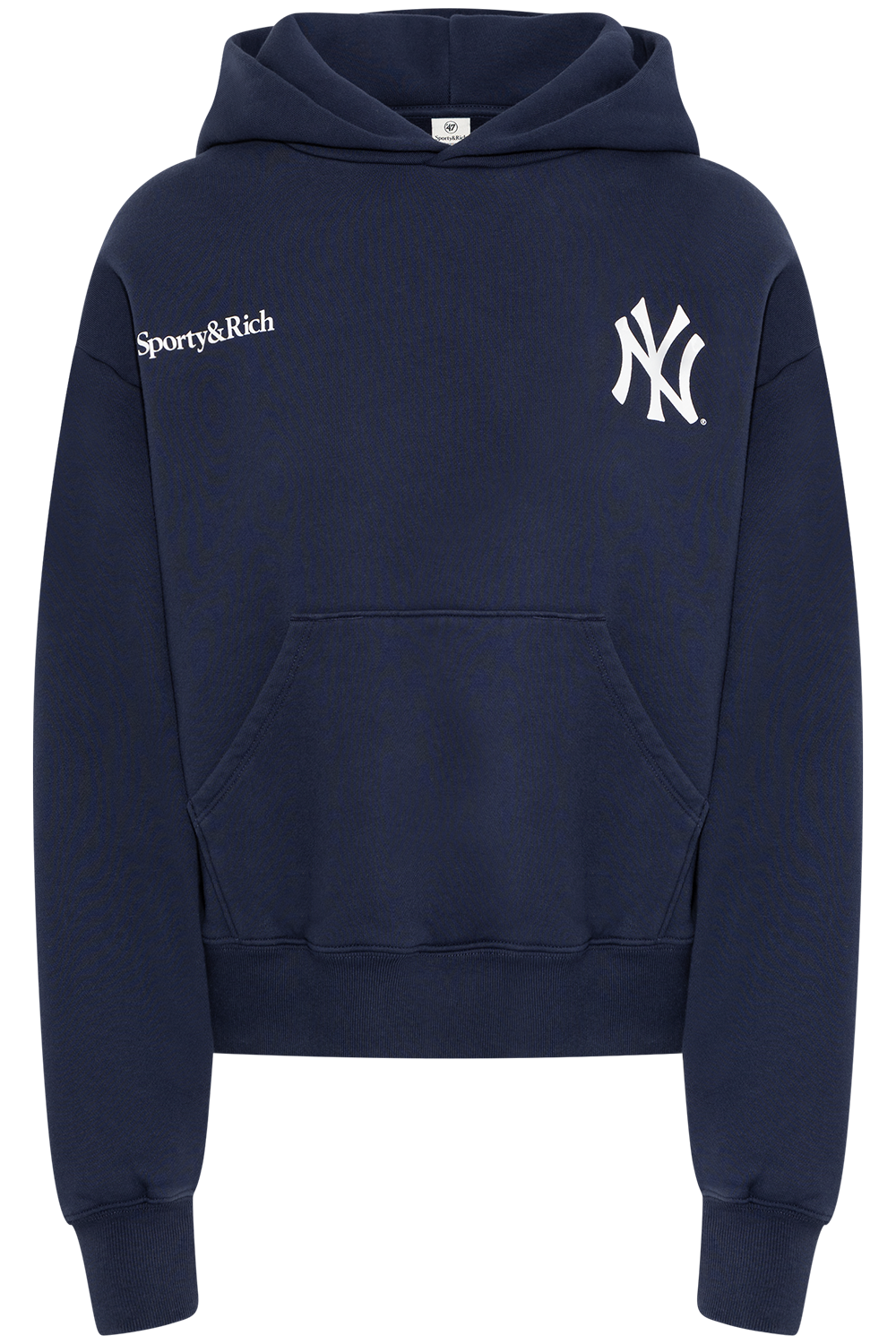 Yankees Curve Hoodie - Dark Navy/White