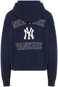 Yankees Curve Hoodie - Dark Navy/White
