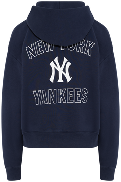 Yankees Curve Hoodie - Dark Navy/White