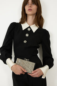 Chainmail Clutch Bag - Silver