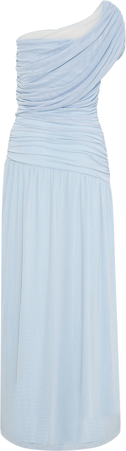 Juneic Mesh Dress - Blue