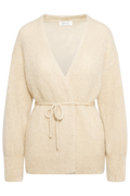 Idaic Wrap Cardigan - Beige
