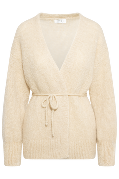 Idaic Wrap Cardigan - Beige