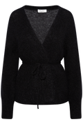 Idaic Wrap Cardigan - Black