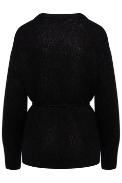 Idaic Wrap Cardigan - Black