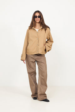 Avaic Short Trenchcoat - Camel