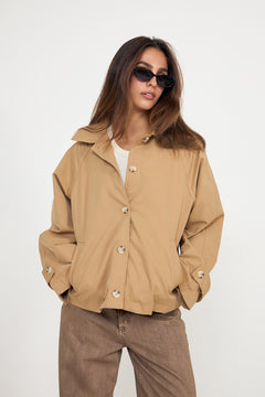 Avaic Short Trenchcoat - Camel