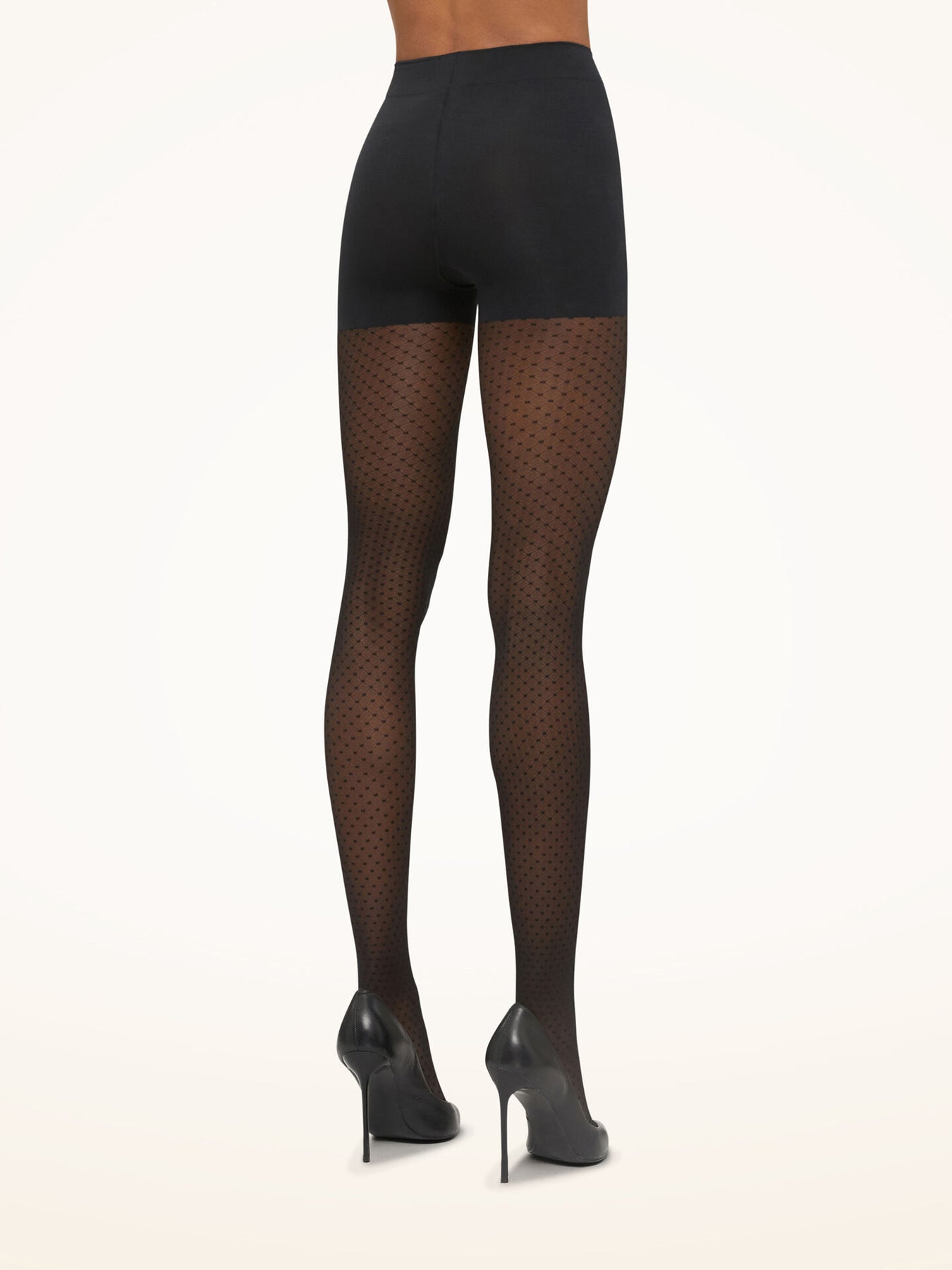 Control Dots Tights - Black