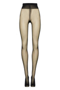 Individual 10 Back Seam Tights - Black
