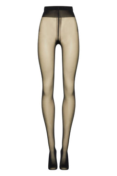 Individual 10 Back Seam Tights - Black