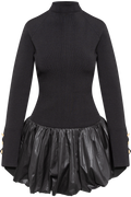 Elodi Knit Mini Dress - Black