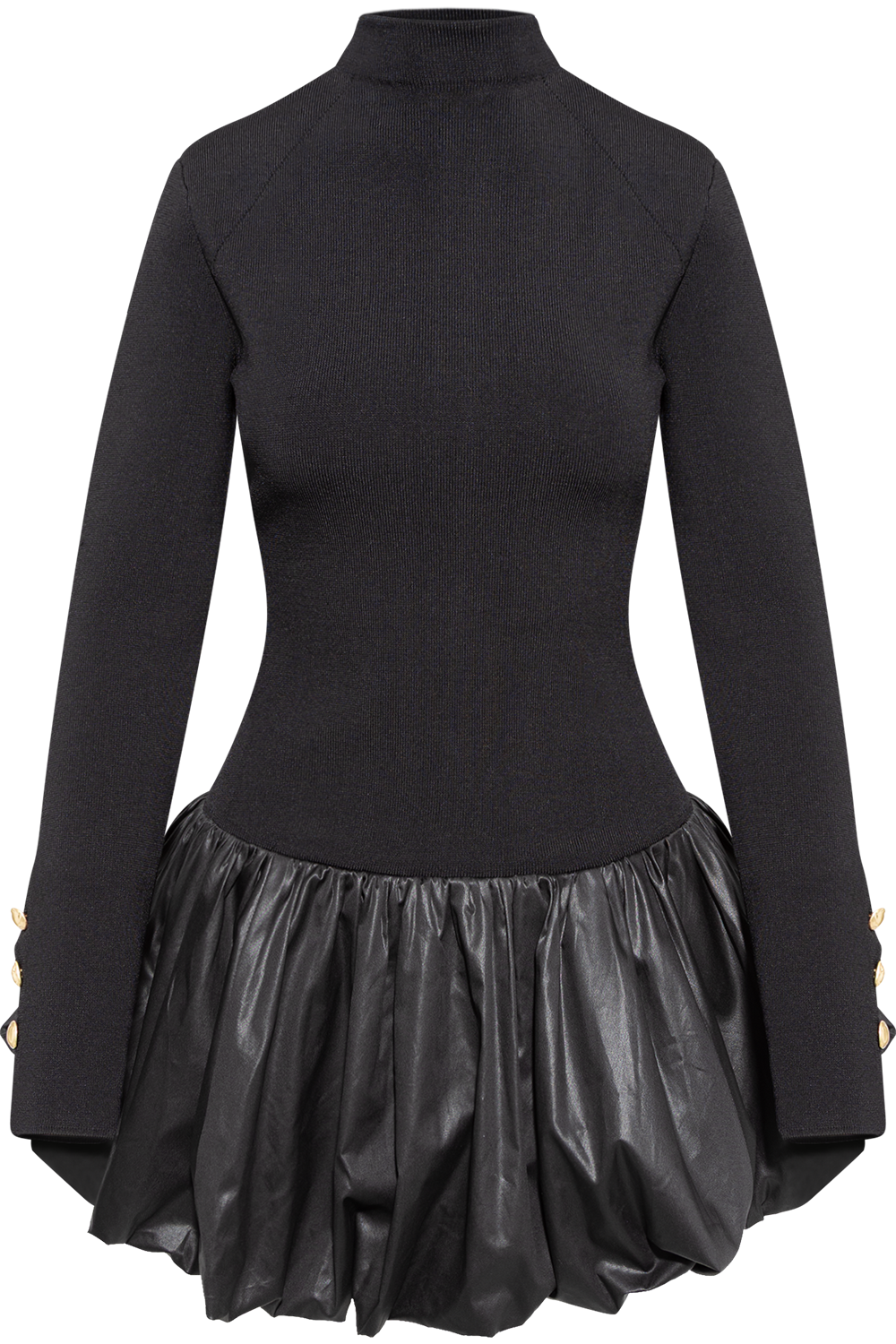 Elodi Knit Mini Dress - Black