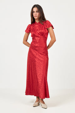 Addison Jacquard - Red