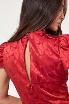 Addison Jacquard - Red