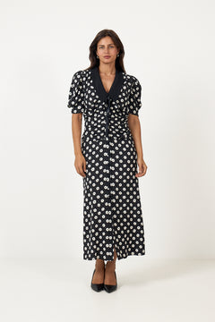Rue Floral - Creme Fleur Black