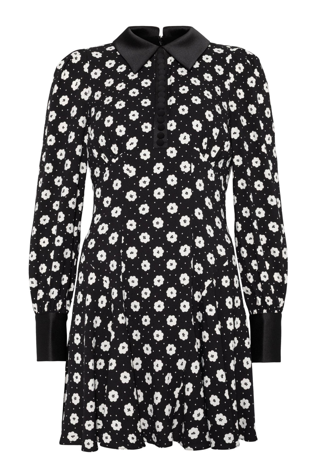 Viola Floral - Creme Fleur Black