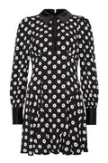 Viola Floral - Creme Fleur Black