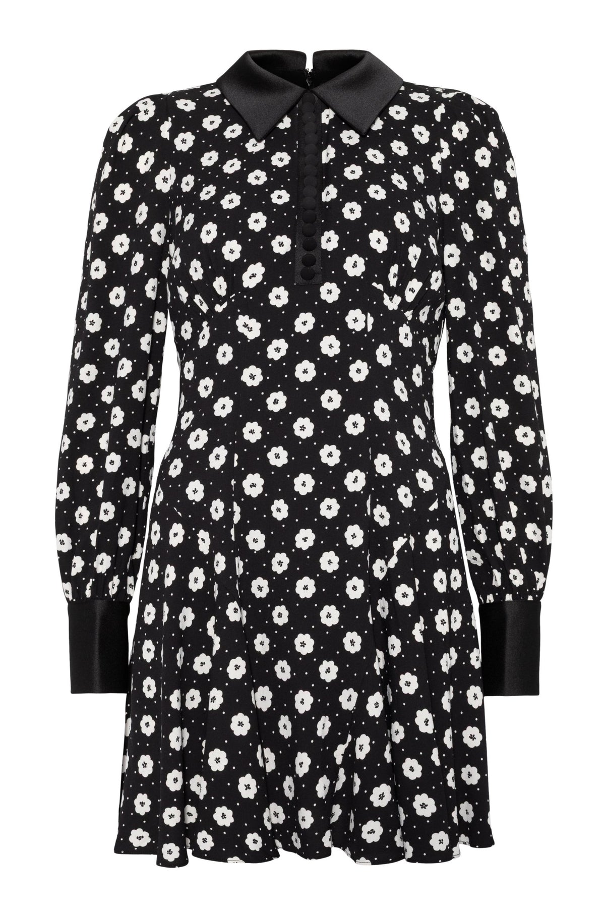 Viola Floral - Creme Fleur Black