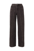 Katia High Rise Wide Jeans - Brown Wash