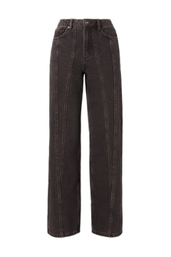 Katia High Rise Wide Jeans - Brown Wash